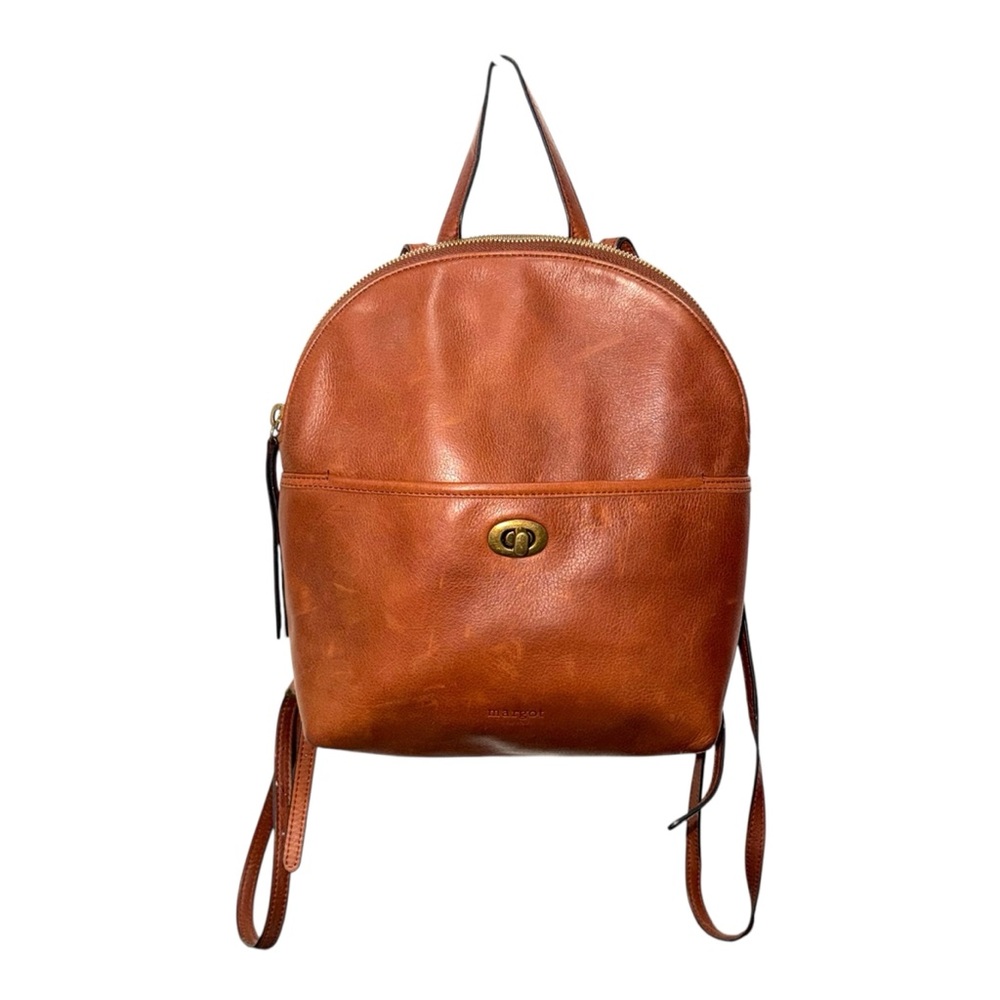 Brown Leather Backpack - image 5